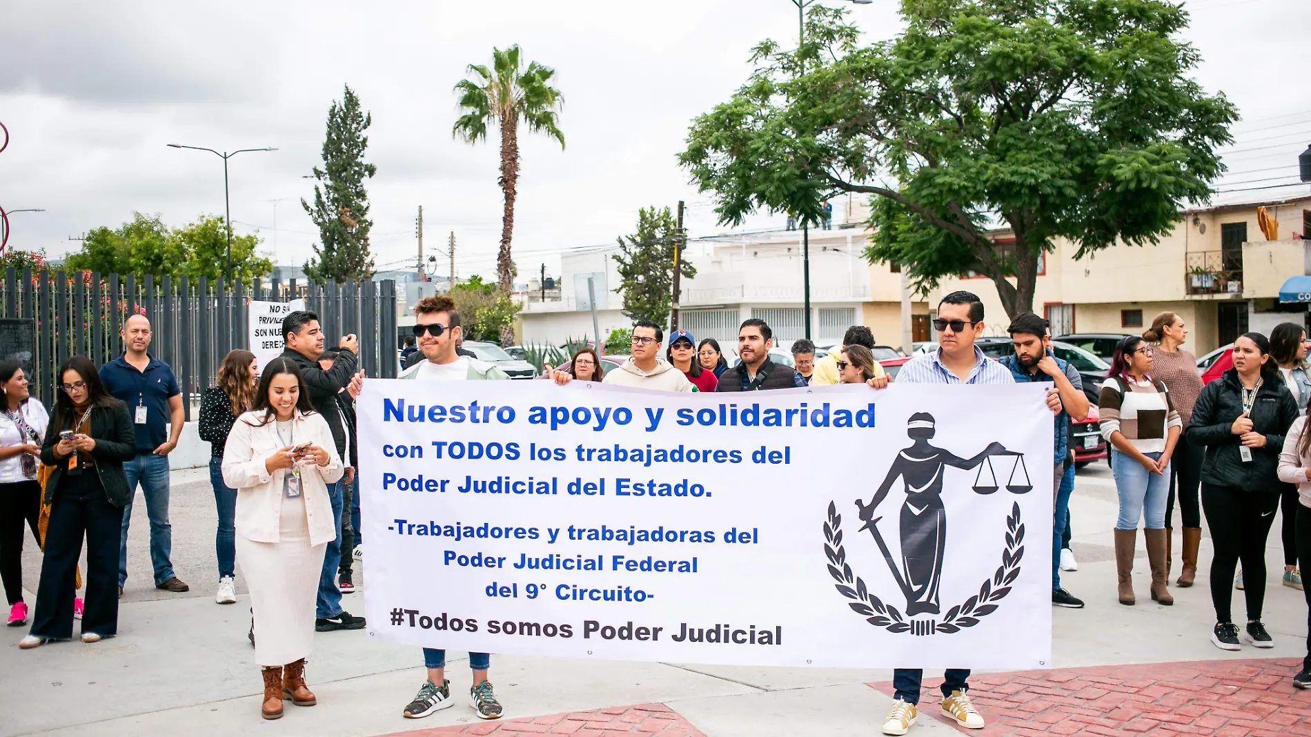 Trabajadores del PJF también respaldan la protesta (1)